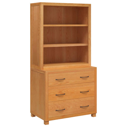 Storage Furniture Set with Drawer 2 pcs Brown 80 x 50 x 160 cm