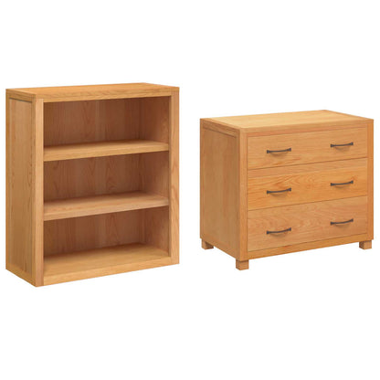 Storage Furniture Set with Drawer Brown Engineered wood