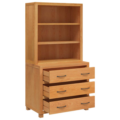 Storage Furniture Set with Drawer 2 pcs Brown 80 x 50 x 160 cm