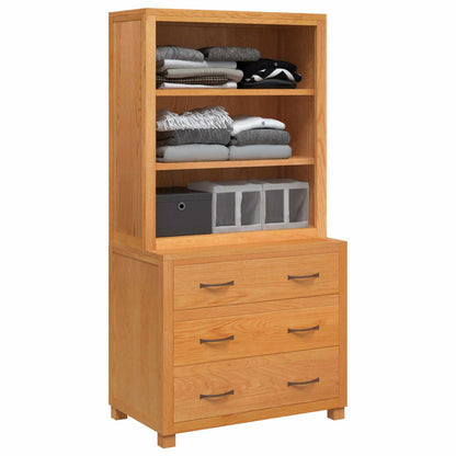 Storage Furniture Set with Drawer 2 pcs Brown 80 x 50 x 160 cm