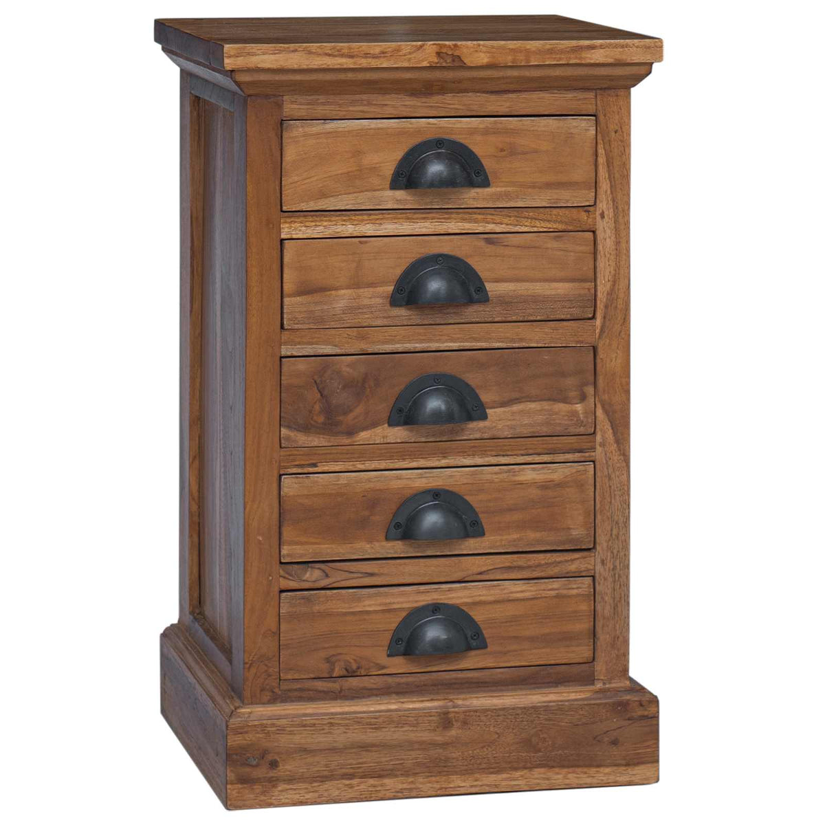 Chest of Drawers Natural 35 x 30 x 60 cm Solid Teak Wood