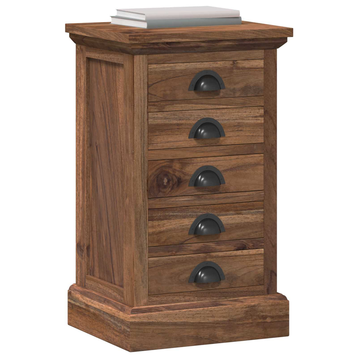 Chest of Drawers Natural 35 x 30 x 60 cm Solid Teak Wood