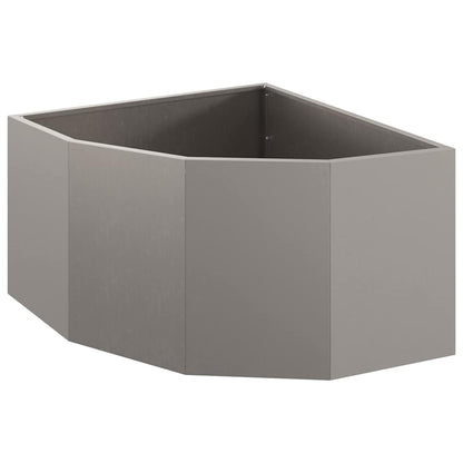 Corner Planter Rusty 60 x 60 x 35 cm Weathering steel