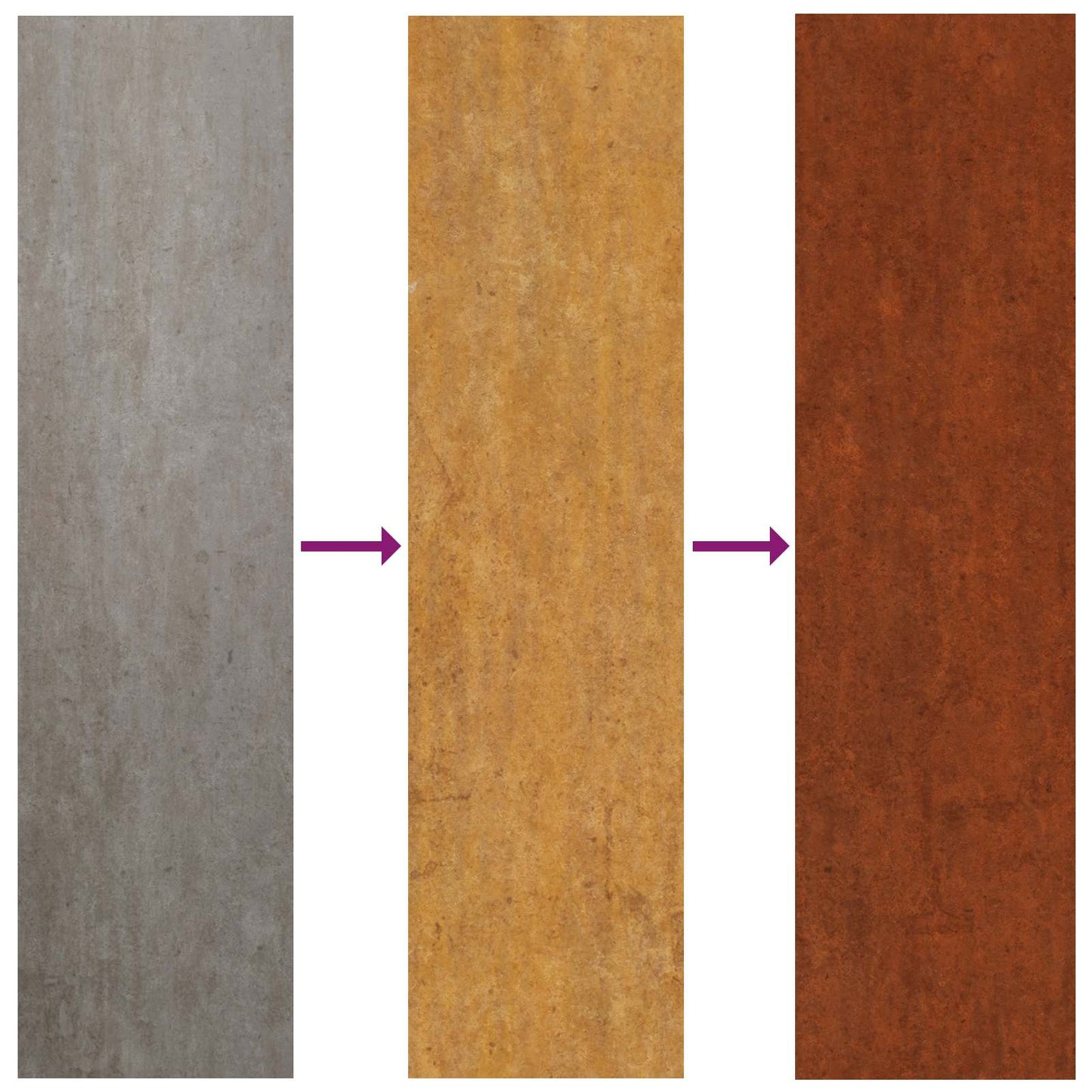 Corner Planter Rusty 45 x 45 x 35 cm Weathering steel