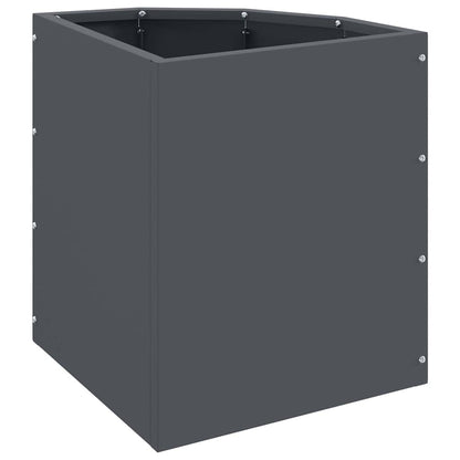 Corner Planter Anthracite 30 x 30 x 35 cm Steel