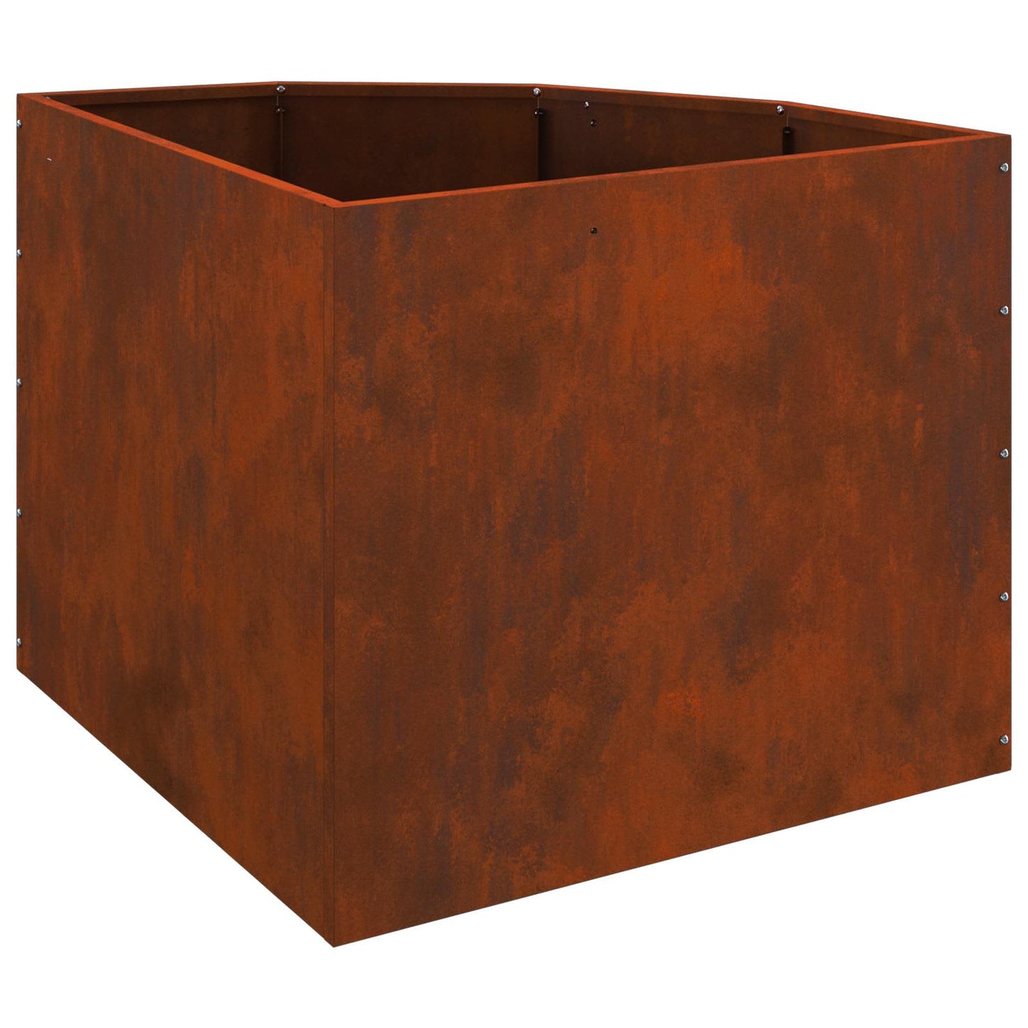 Corner Planter Rusty 60 x 60 x 50 cm Weathering steel