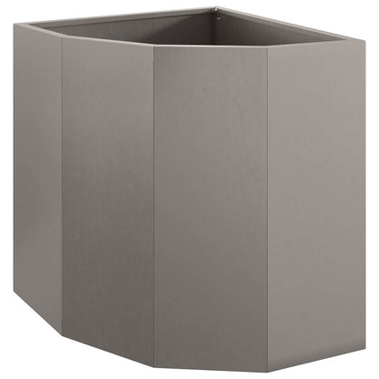 Corner Planter Rusty 45 x 45 x 50 cm Weathering steel