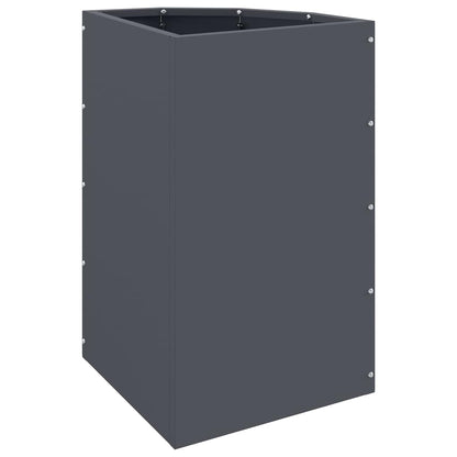 Corner Planter Anthracite 30 x 30 x 50 cm Steel