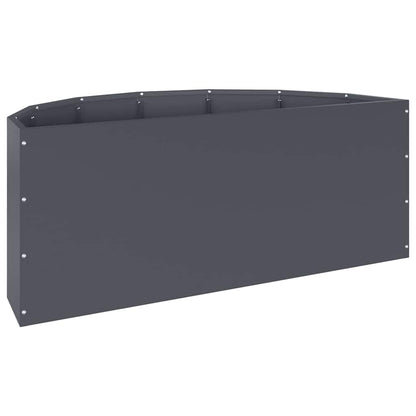 Planter Anthracite 90 x 45 x 35 cm Steel