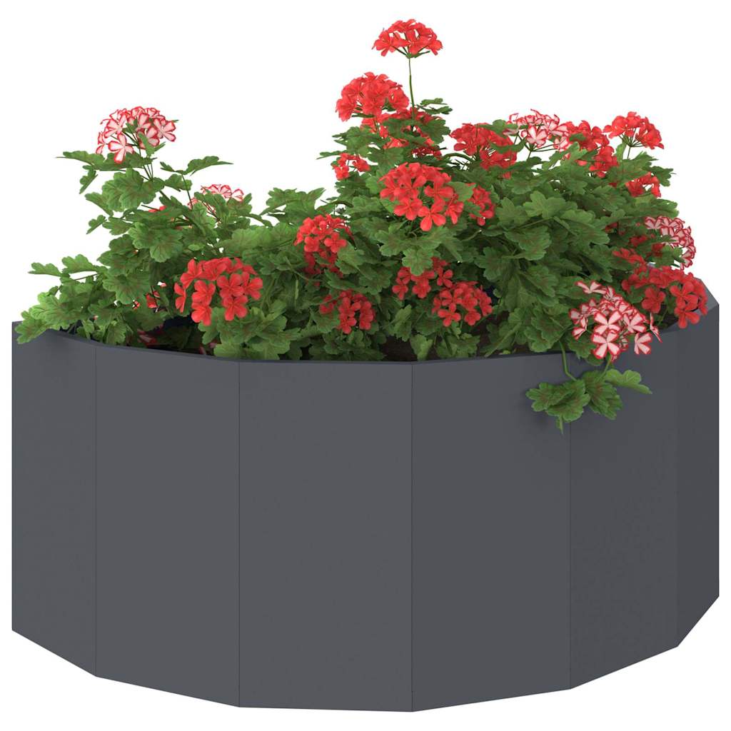 Planter Anthracite 90 x 45 x 35 cm Steel