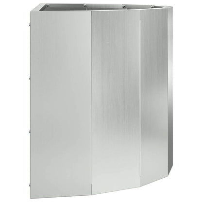 Planter Silver 60 x 30 x 35 cm Galvanised Steel