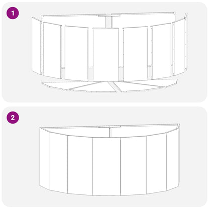 Planter Black 120 x 60 x 50 cm Steel
