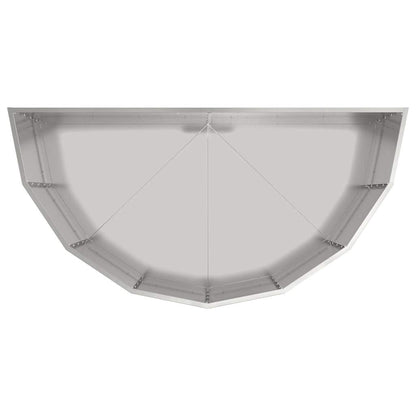 Planter Silver 120 x 60 x 50 cm Galvanised Steel
