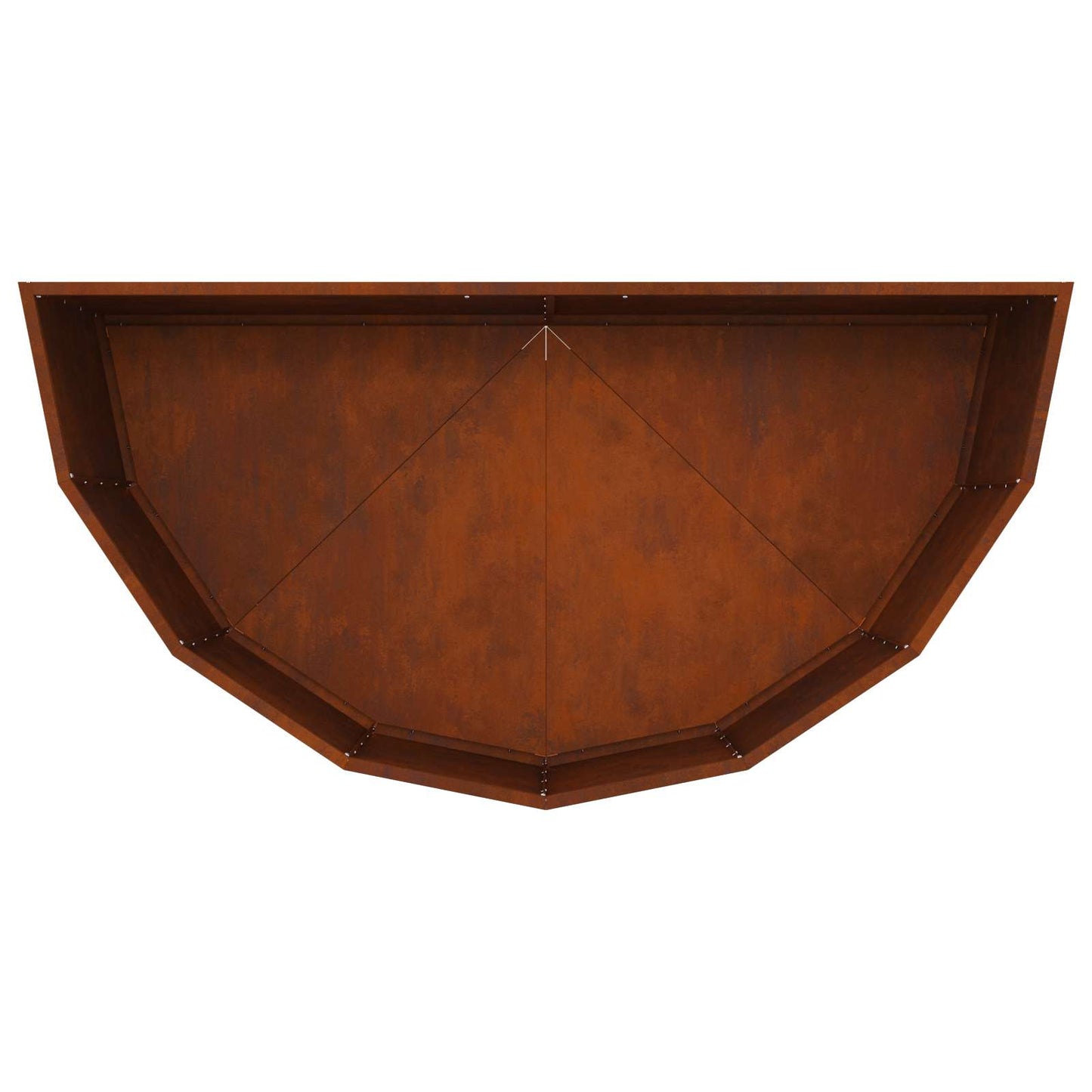 Planter Rusty 120 x 60 x 50 cm Weathering Steel