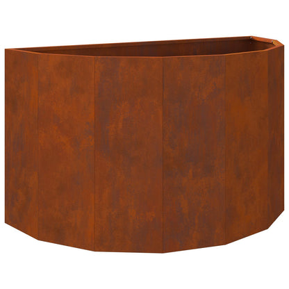 Planter Rusty 90 x 45 x 50 cm Weathering Steel