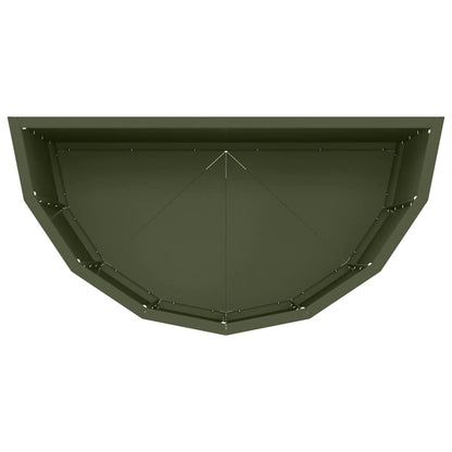Planter Olive Green 60 x 30 x 50 cm Steel