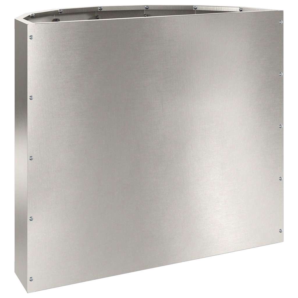 Planter Silver 60 x 30 x 50 cm Stainless Steel