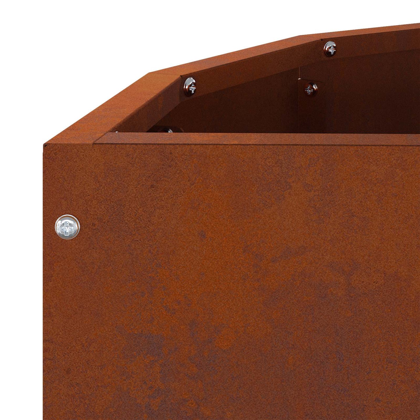 Planter Rusty 60 x 30 x 50 cm Weathering Steel