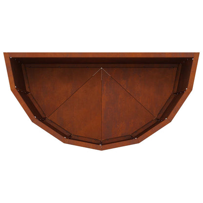 Planter Rusty 60 x 30 x 50 cm Weathering Steel