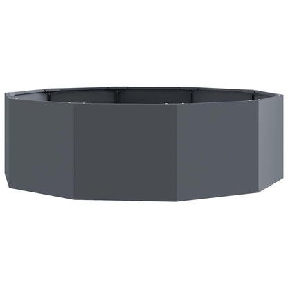 Planter Anthracite 120 x 120 x 35 cm Steel