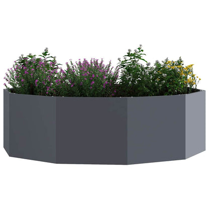 Planter Anthracite 120 x 120 x 35 cm Steel