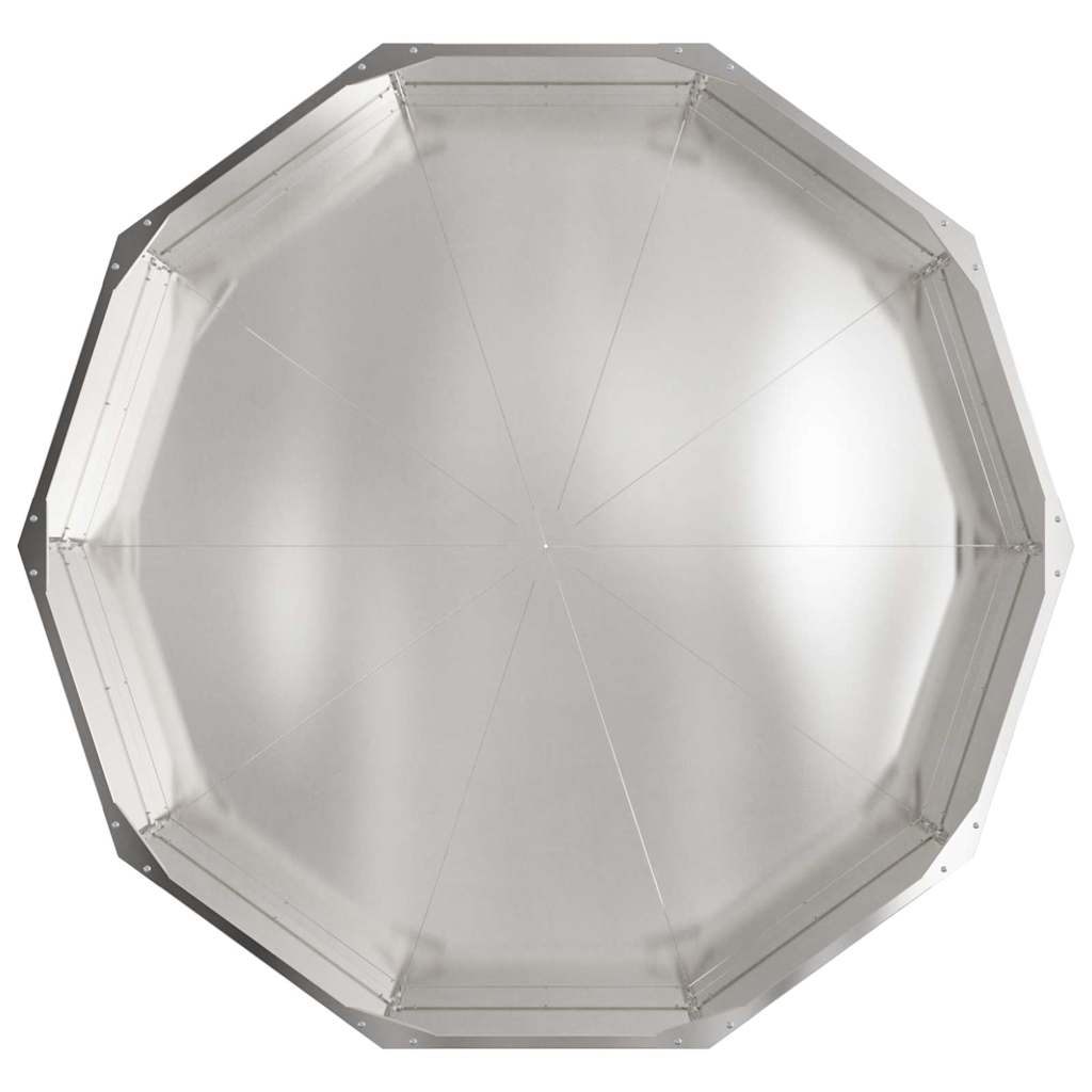 Planter Silver 120 x 120 x 35 cm Stainless Steel