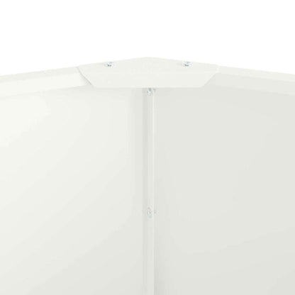 Planter White 90 x 90 x 35 cm Steel