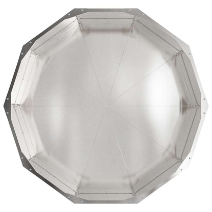 Planter Silver 90 x 90 x 35 cm Stainless Steel