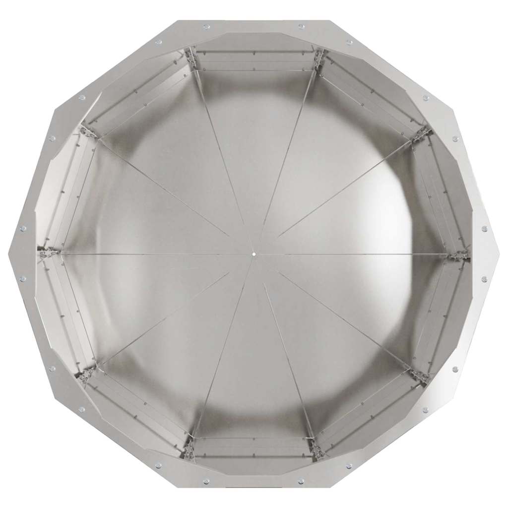 Planter Silver 60 x 60 x 35 cm Stainless Steel