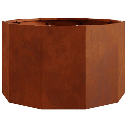 Planter Rusty 60 x 60 x 35 cm Weathering Steel