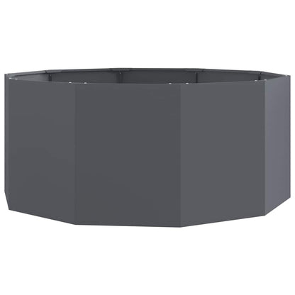 Planter Anthracite 120 x 120 x 50 cm Steel