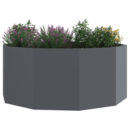 Planter Anthracite 120 x 120 x 50 cm Steel