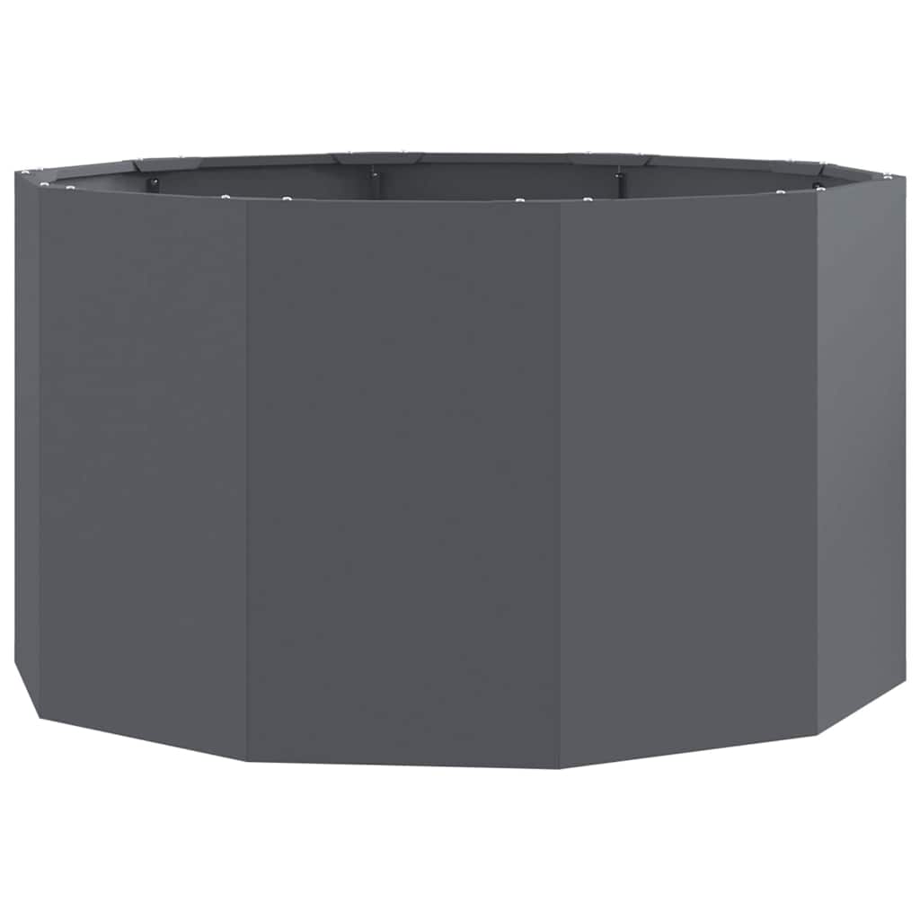 Planter Anthracite 90 x 90 x 50 cm Steel