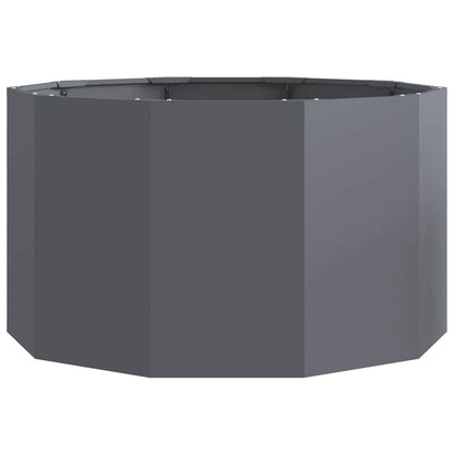 Planter Anthracite 90 x 90 x 50 cm Steel