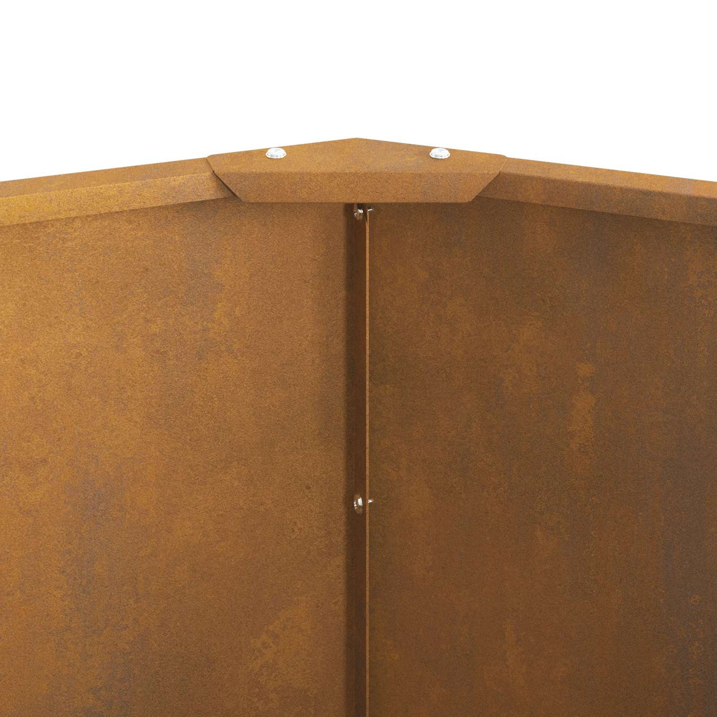 Planter Rusty 90 x 90 x 50 cm Weathering Steel