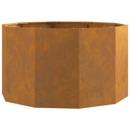 Planter Rusty 90 x 90 x 50 cm Weathering Steel