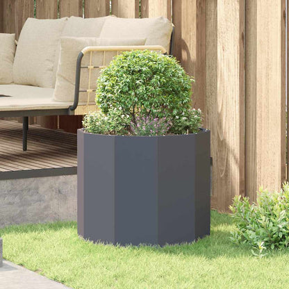 Planter Anthracite 60 x 60 x 50 cm Steel