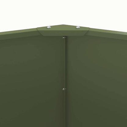 Planter Olive Green 60 x 60 x 50 cm Steel