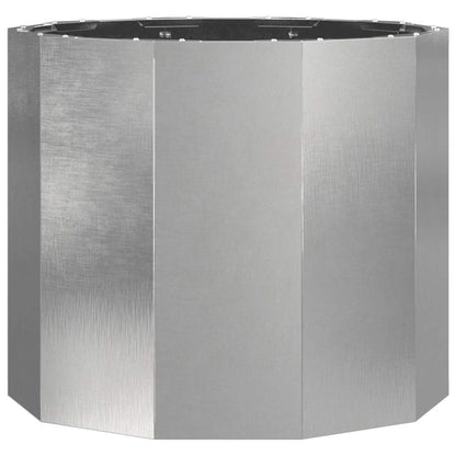 Planter Silver 60 x 60 x 50 cm Stainless Steel