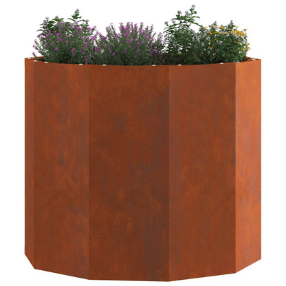 Planter Rusty 60 x 60 x 50 cm Weathering Steel