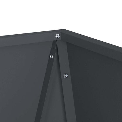 Planter Anthracite 30 x 30 x 75 cm Steel