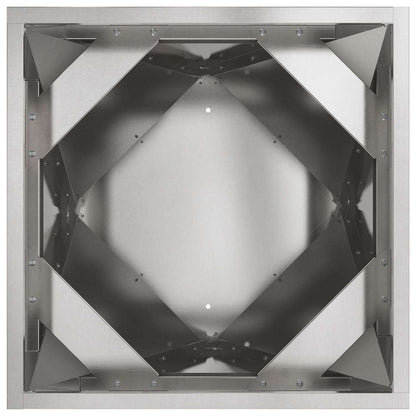 Planter Silver 30 x 30 x 75 cm Stainless Steel