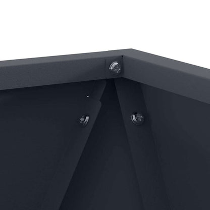 Planter Anthracite 30 x 30 x 30 cm Steel