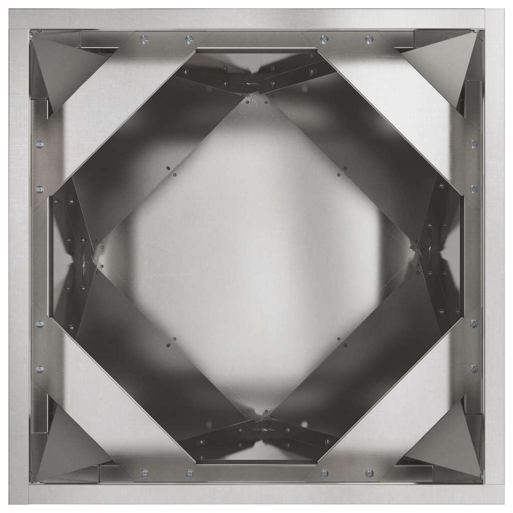 Planter Silver 30 x 30 x 30 cm Stainless Steel