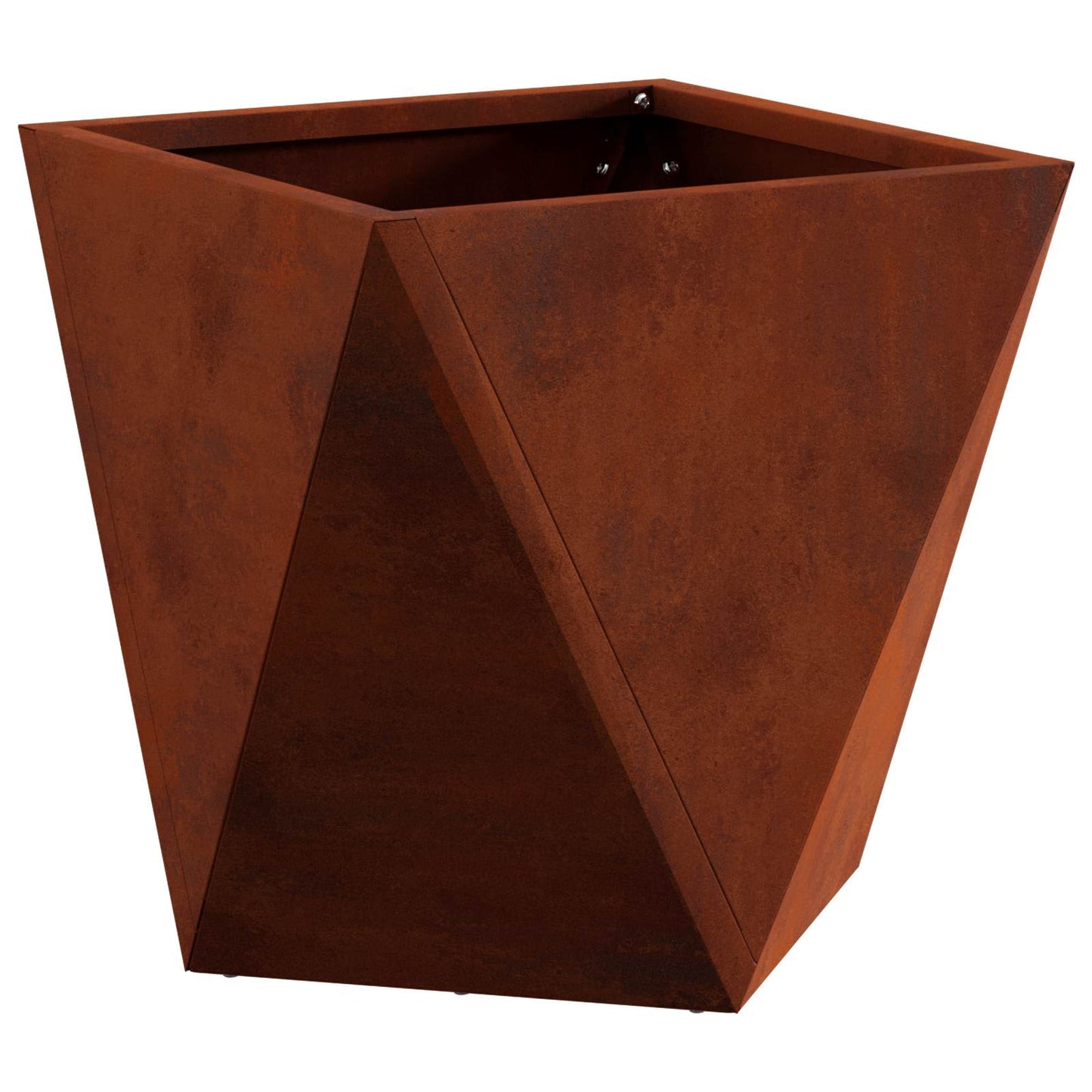 Planter Rusty 30 x 30 x 30 cm Weathering Steel