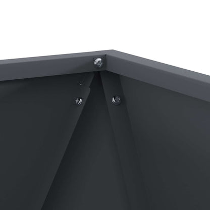 Planter Anthracite 40 x 40 x 40 cm Steel