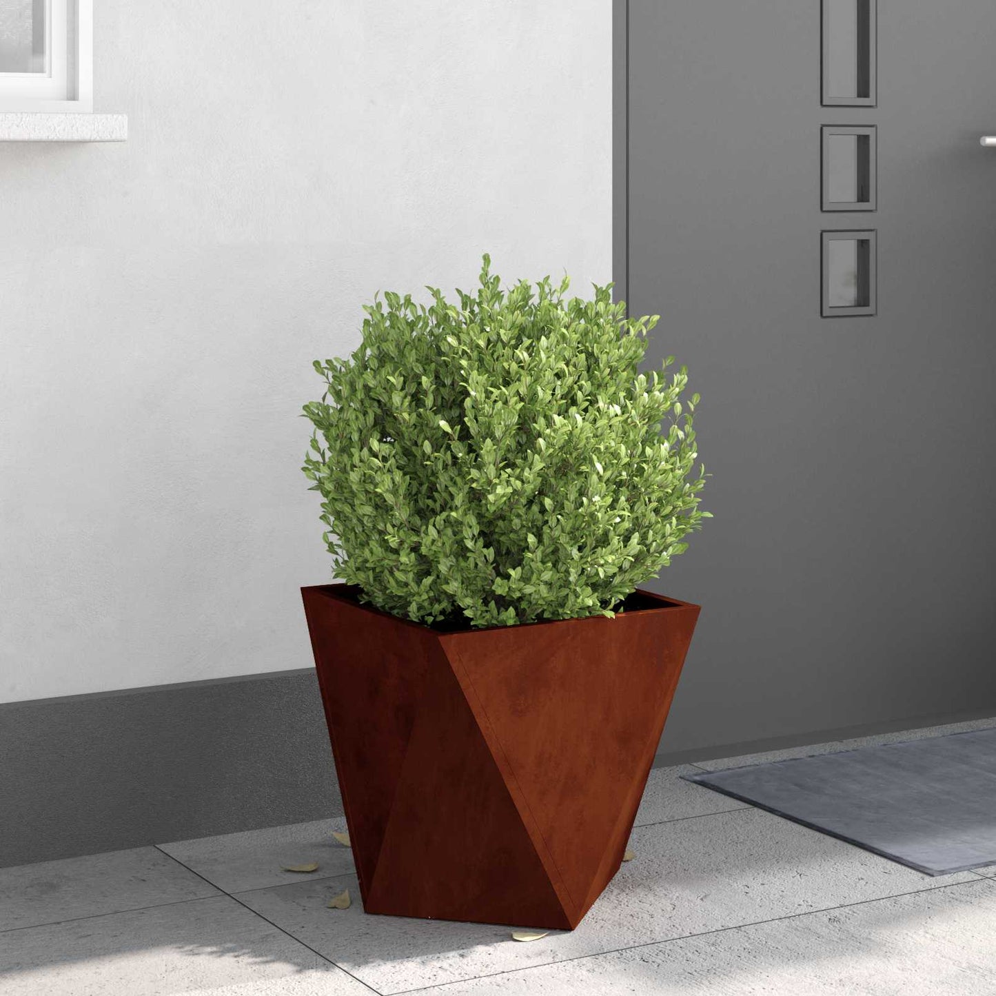 Planter Rusty 40 x 40 x 40 cm Weathering Steel