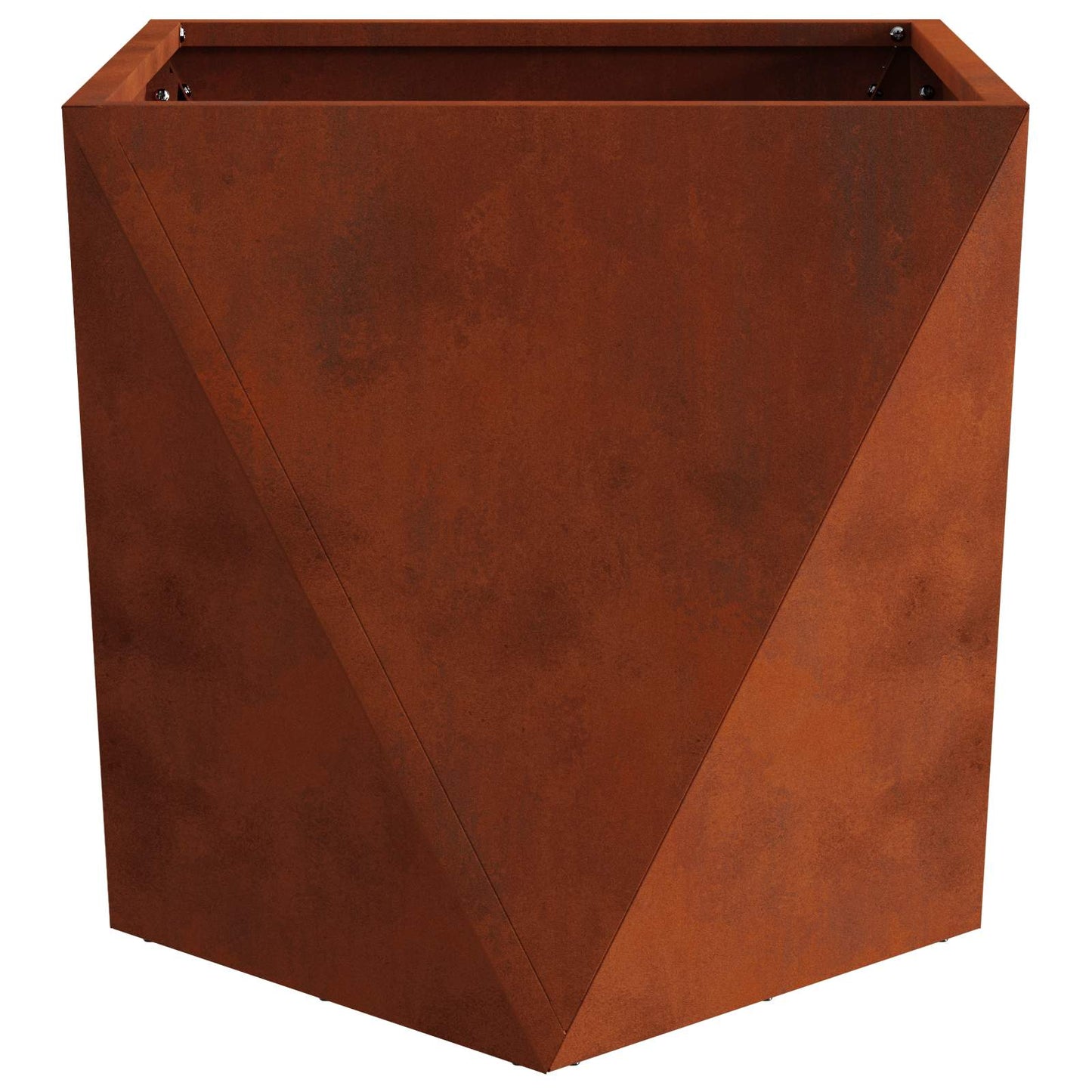 Planter Rusty 40 x 40 x 40 cm Weathering Steel