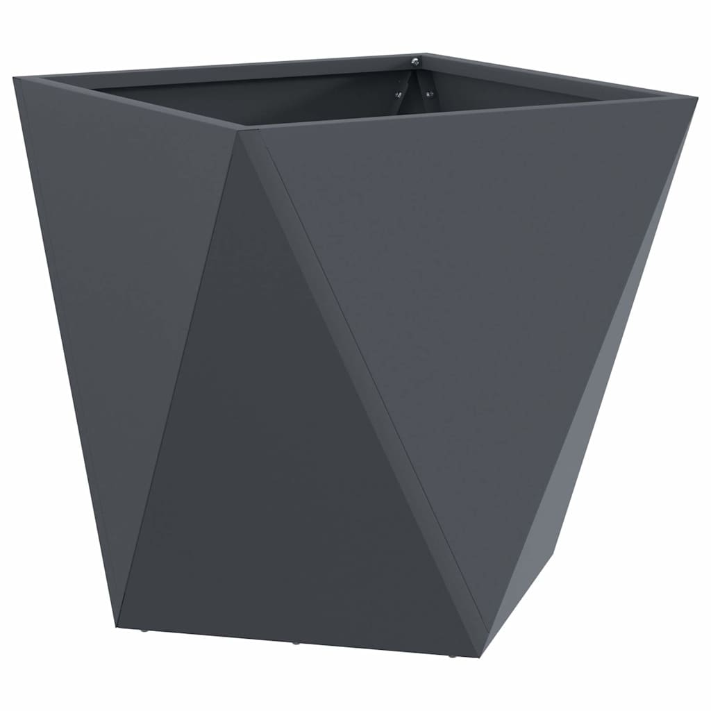 Planter Anthracite 50 x 50 x 50 cm Steel