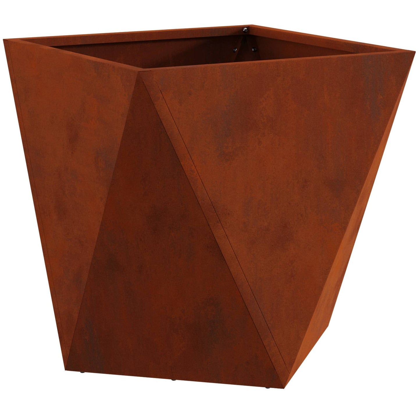 Planter Rusty 50 x 50 x 50 cm Weathering Steel